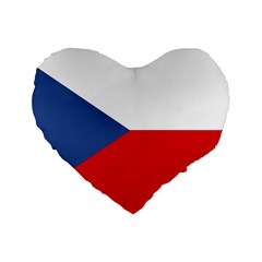 Czech Republic Standard 16  Premium Heart Shape Cushions by tony4urban