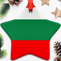 Bulgaria Star Ornament (two Sides) by tony4urban