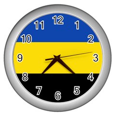 Gelderland Flag Wall Clock (silver) by tony4urban