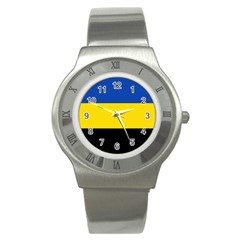 Gelderland Flag Stainless Steel Watch by tony4urban