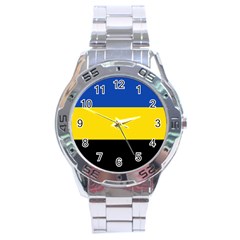 Gelderland Flag Stainless Steel Analogue Watch by tony4urban