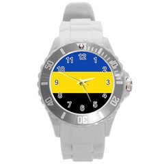 Gelderland Flag Round Plastic Sport Watch (l) by tony4urban