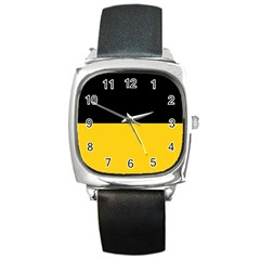 Baden Wurttemberg Flag Square Metal Watch by tony4urban