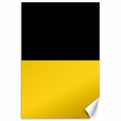 Baden Wurttemberg Flag Canvas 24  X 36  by tony4urban