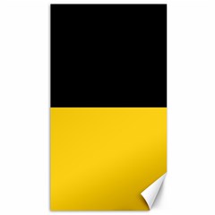 Baden Wurttemberg Flag Canvas 40  X 72  by tony4urban