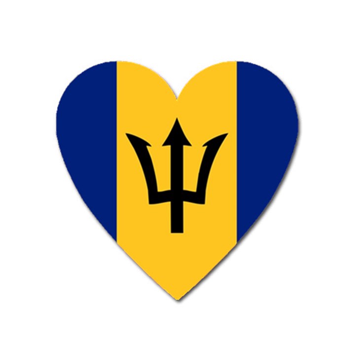 Barbados Heart Magnet