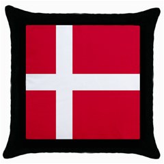 Denmark Throw Pillow Case (Black)