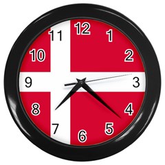 Denmark Wall Clock (Black)