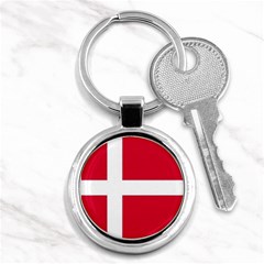 Denmark Key Chain (Round)