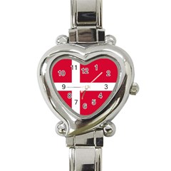 Denmark Heart Italian Charm Watch