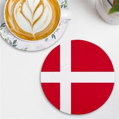 Denmark UV Print Round Tile Coaster