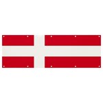 Denmark Banner and Sign 12  x 4  Front