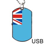 Fiji Dog Tag USB Flash (Two Sides) Front