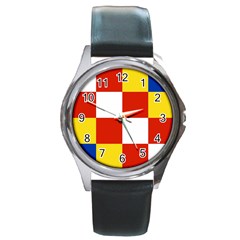 Antwerp Flag Round Metal Watch by tony4urban