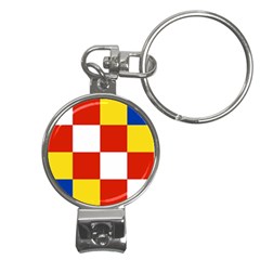 Antwerp Flag Nail Clippers Key Chain