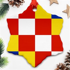 Antwerp Flag Ornament (snowflake)