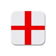 England Rubber Square Coaster (4 Pack) by tony4urban