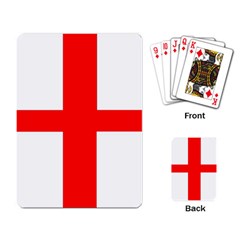 England Playing Cards Single Design (rectangle) by tony4urban