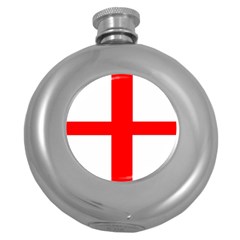 England Round Hip Flask (5 Oz) by tony4urban