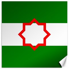 Andalusia Flag Canvas 16  X 16  by tony4urban