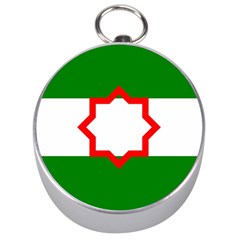 Andalusia Flag Silver Compasses by tony4urban