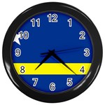 Curacao Wall Clock (Black) Front