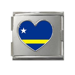 Curacao Mega Link Heart Italian Charm (18mm)