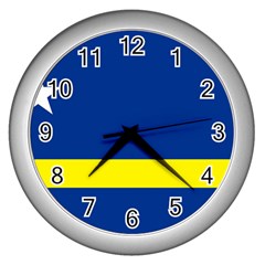 Curacao Wall Clock (silver)