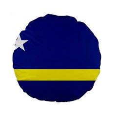 Curacao Standard 15  Premium Flano Round Cushions by tony4urban