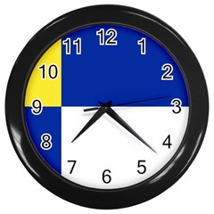 Bratislavsky Flag Wall Clock (Black)