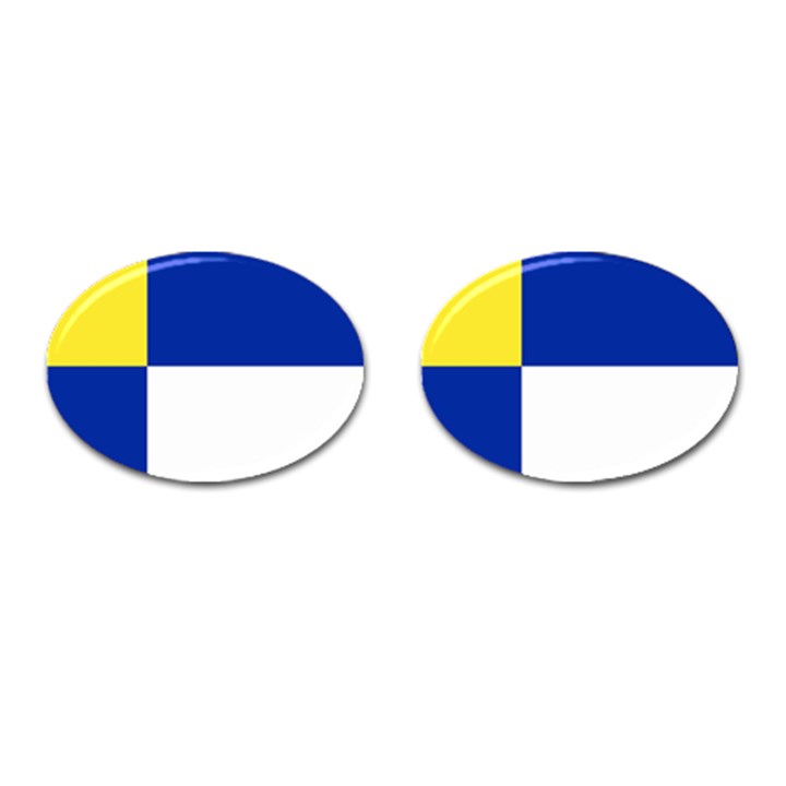 Bratislavsky Flag Cufflinks (Oval)