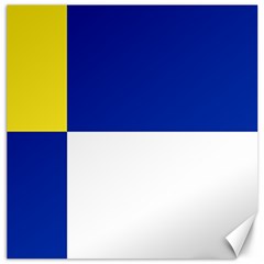 Bratislavsky Flag Canvas 16  X 16  by tony4urban