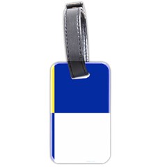 Bratislavsky Flag Luggage Tag (two sides)