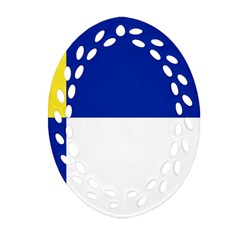 Bratislavsky Flag Ornament (Oval Filigree)