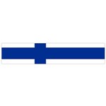 Finland Small Premium Plush Fleece Scarf Back