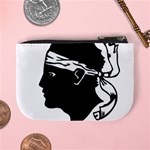 Corsica Flag Mini Coin Purse Back