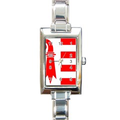 Canton Jura Rectangle Italian Charm Watch