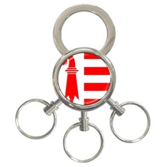 Canton Jura 3-Ring Key Chain