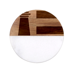 Canton Jura Classic Marble Wood Coaster (round) 