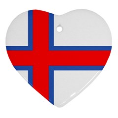 Faroe Heart Ornament (two Sides) by tony4urban