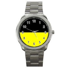 Kashubian Flag Sport Metal Watch by tony4urban