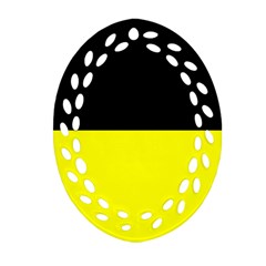 Kashubian Flag Oval Filigree Ornament (two Sides) by tony4urban