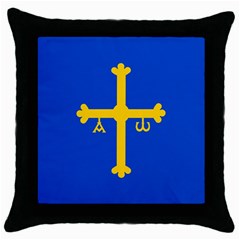 Asturias Throw Pillow Case (black) by tony4urban