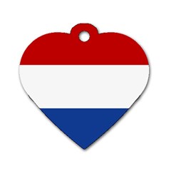 Netherlands Dog Tag Heart (two Sides) by tony4urban