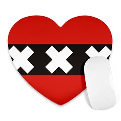 Amsterdam Heart Mousepad by tony4urban