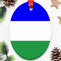 Ladinia Flag Ornament (oval) by tony4urban