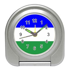 Ladinia Flag Travel Alarm Clock by tony4urban