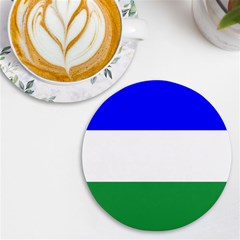 Ladinia Flag Uv Print Round Tile Coaster by tony4urban