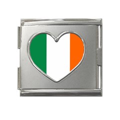 Ireland Mega Link Heart Italian Charm (18mm) by tony4urban