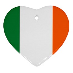 Ireland Heart Ornament (two Sides) by tony4urban